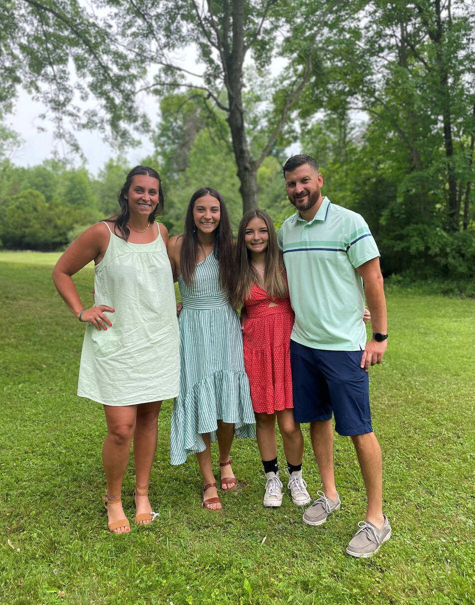 Chelsea with her family